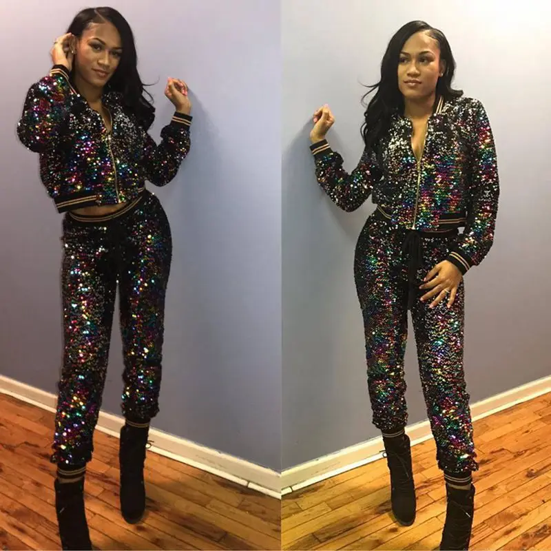 Африканская женская одежда топы с пайетками брюки набор Дашики платья Африка