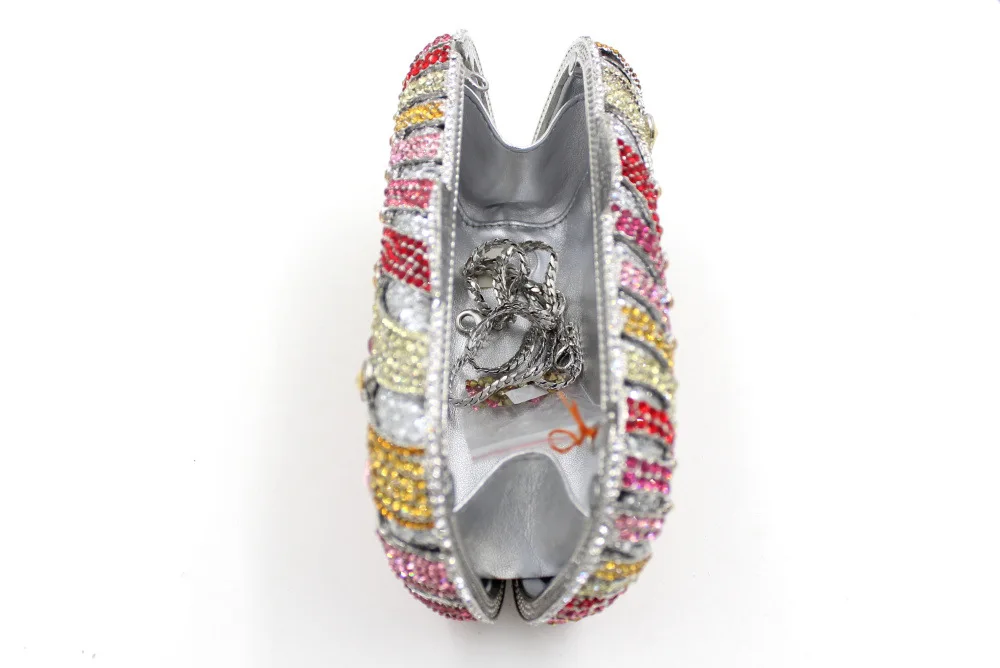 Модные Бисерная сумочка для женский черный и розовый клатч DIY ручной вышивки