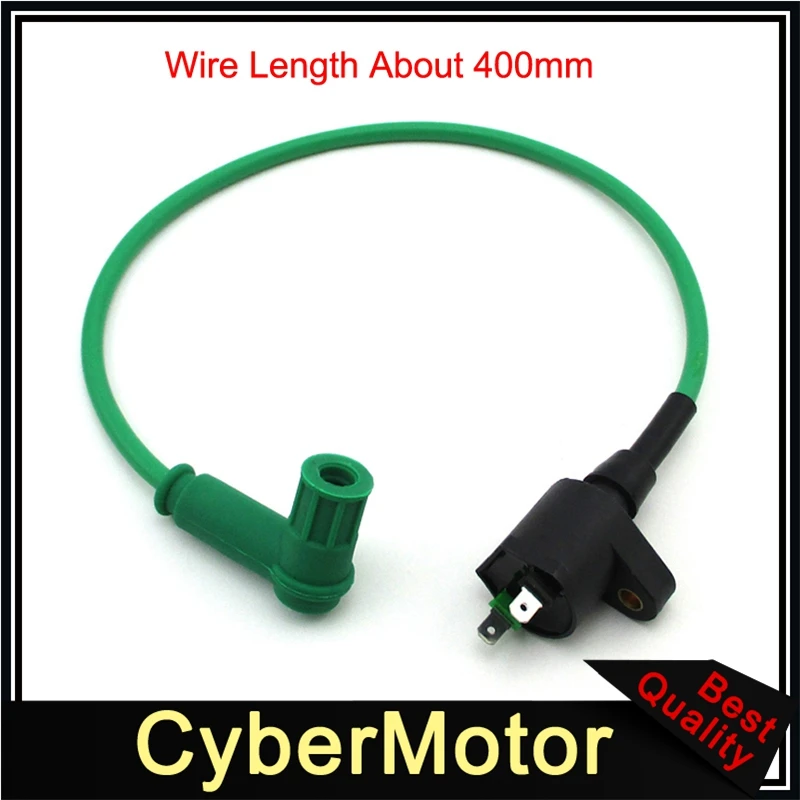 Зеленая высокопроизводительная Катушка зажигания для гонок + 5 Pin AC CDI 50cc 70cc 90cc 110cc