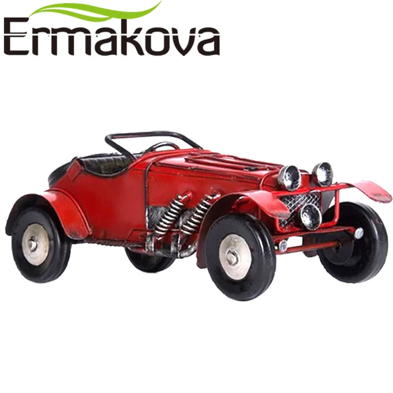 ERMAKOVA, металлический автомобиль Gran Torino, винтажная классическая модель автомобиля, ретро фигурка автомобиля, реквизит для мальчика, подарок, украшение дома