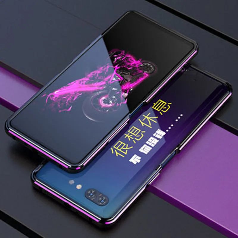 Роскошный брендовый Алюминиевый металлический бампер для Nubia X, металлические Чехлы, крышка в форме колонки, рамка 6,26 ''для Nubia X NubiaX NX616J