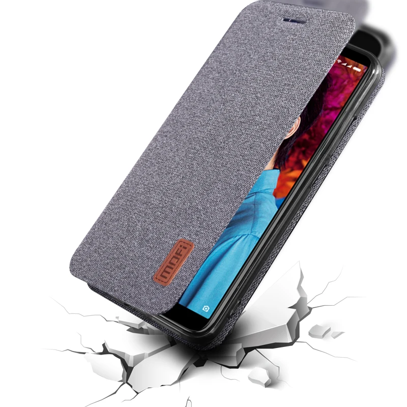 Xiaomi mi Max3 чехол Xiao mi max 3 откидная крышка ткань Защитный бизнес силиконовый чехол для телефона coque MOFi mi max 3 Чехол