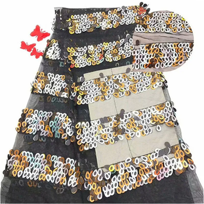 2019 последние французские нигерийские кружевные ткани высокого качества Тюль