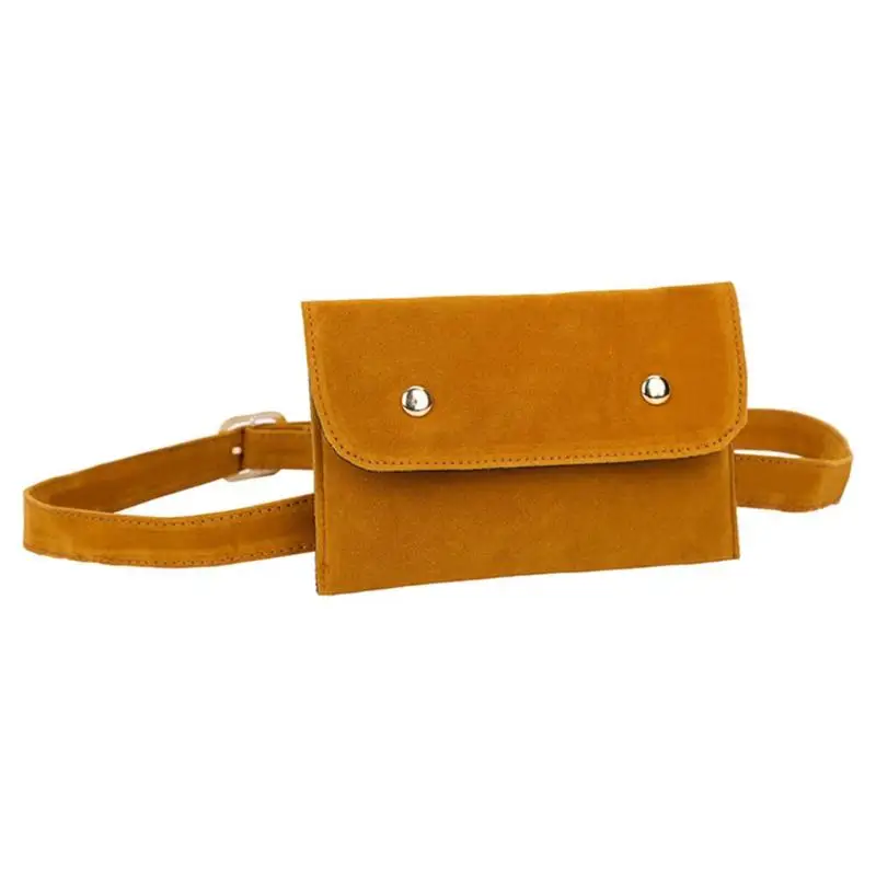 Супер мини 4 однотонных Цвета скраб кожаные поясные сумки для Для женщин Fanny Pack нагрудный ремень плечо сумка для телефона Сумки не подходит для 6/7/8 Plus