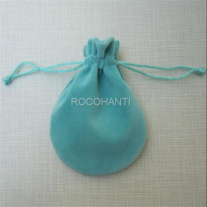 100 шт мягкие бархатные тканевые мешочки для ювелирных изделий Calabash открывающиеся