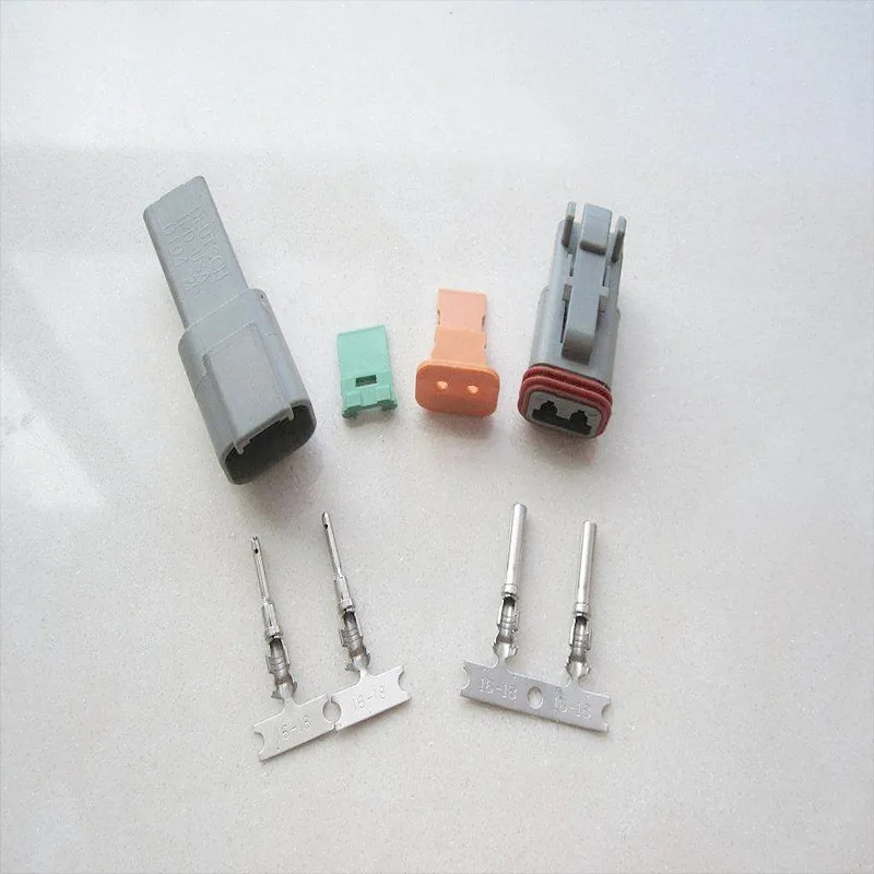 10 компл./лот Deutsch DT 2 Pin/Way водонепроницаемый Электрический провод Разъем гнездо