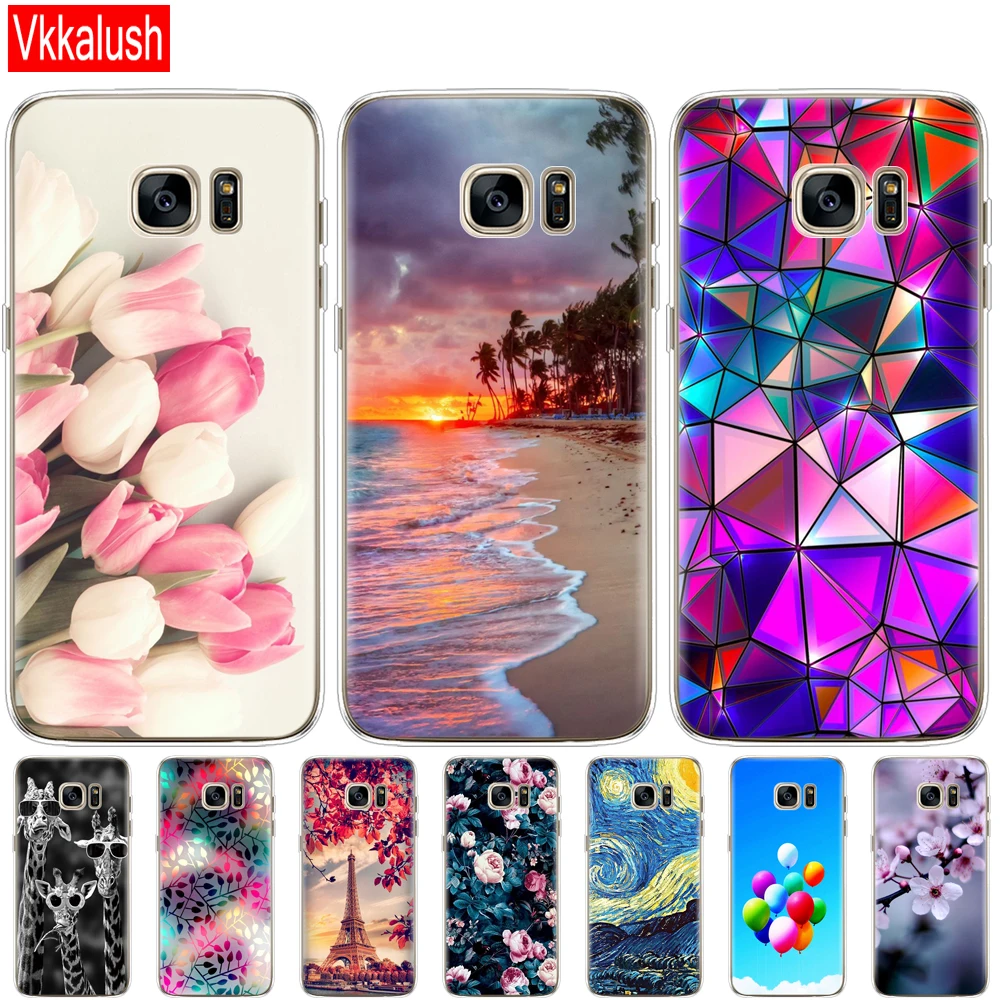Чехол для Samsung Galaxy S7 edge забавный Мягкий Силиконовый ТПУ чехол G930F G930FD G930W8 защитный