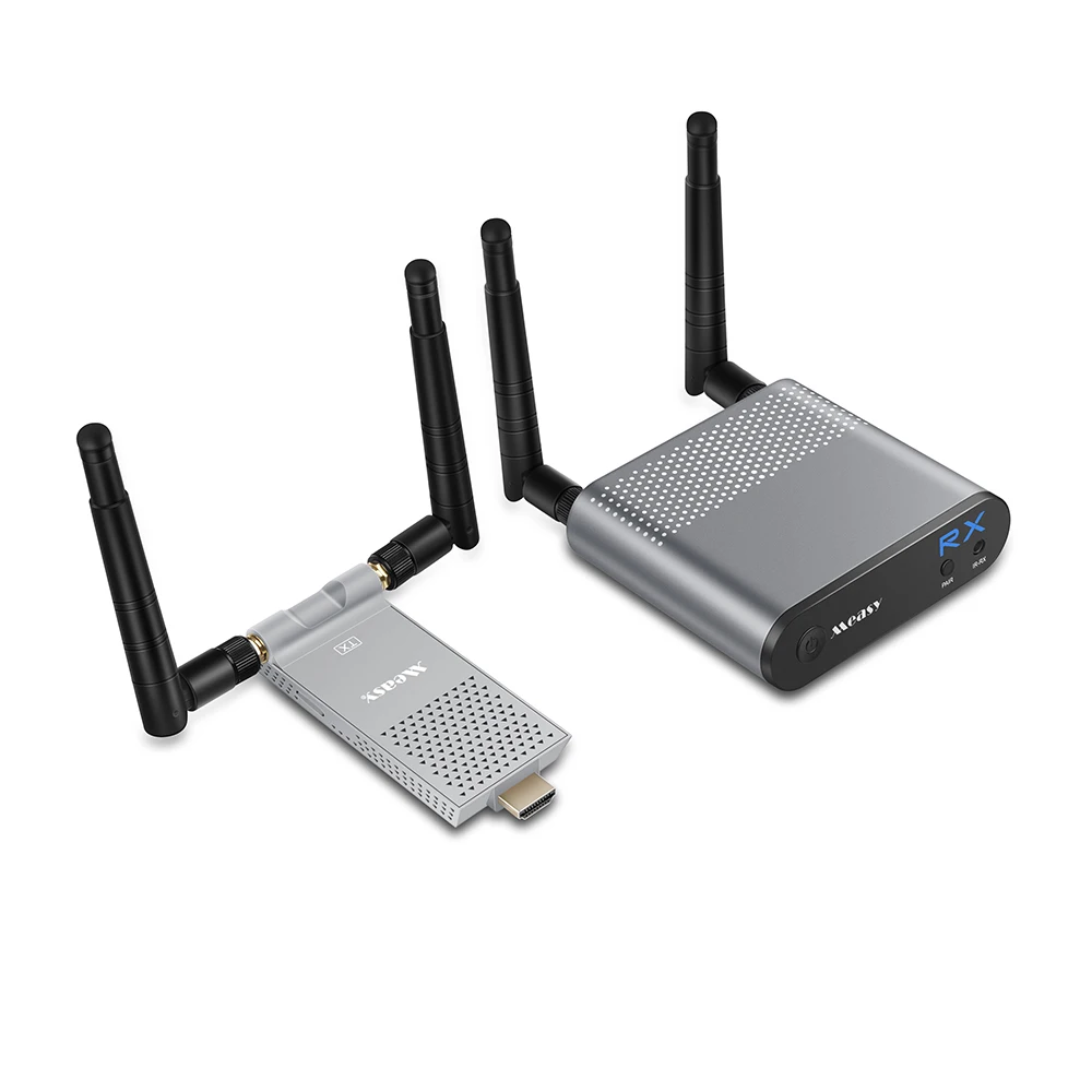 Air Mini HDMI беспроводной удлинитель 5 8 ГГц передатчик приемник 200 м/1080 футов ножки P