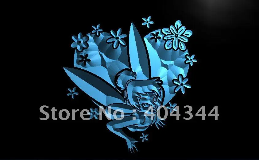 LC071- Tinkerbell дисплей игрушки декор NR светодиодный неоновый светильник вывеска