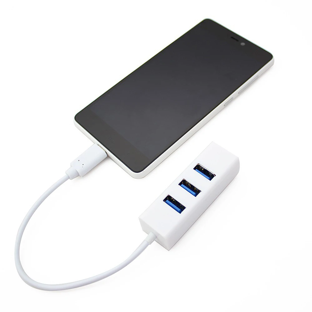 2018 Новый адаптер Type-C на 4-портовый USB3.0 концентратор USB 3 1 для ПК Mac 12-дюймовый
