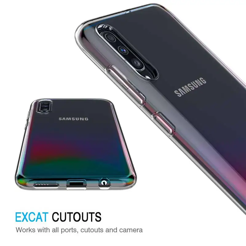 Чехол для Samsung Galaxy A70 силиконовый мягкий чехол из ТПУ телефона A 70 2019 A705 A705F SM GalaxyA70 6