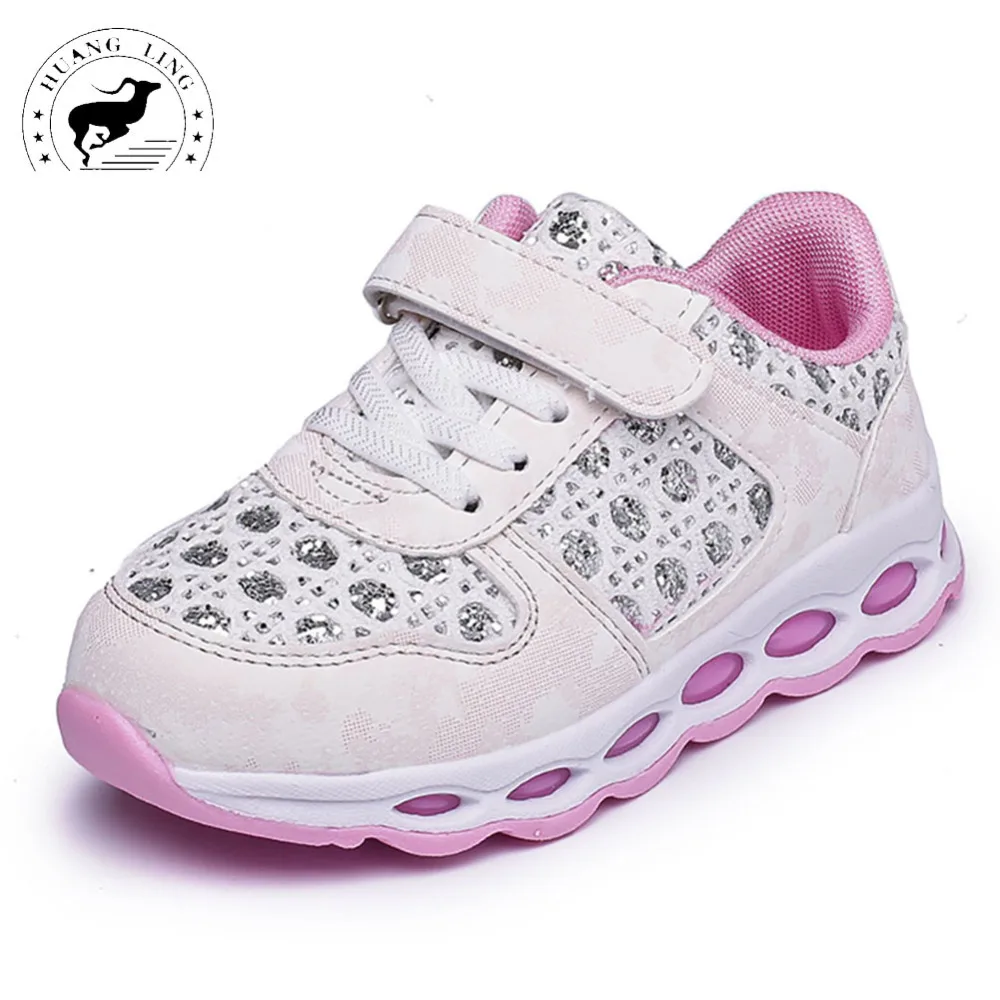 HungLing Girl Casual Sneaker Shoes Kids Sport Breathable Flats Runing Sneakers for Running | Детская одежда и обувь