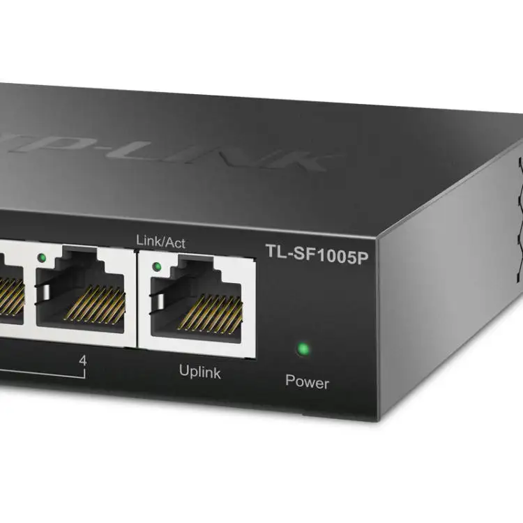 Неуправляемый сетевой коммутатор TP-Link TL-SF1005P 5 портов 100 Мбит/с POE | Компьютеры и