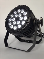 8 pieces outdoor stage lighting 18x10w rgbw 4 in 1 led par light outdoor led par 64 led rgbw par light