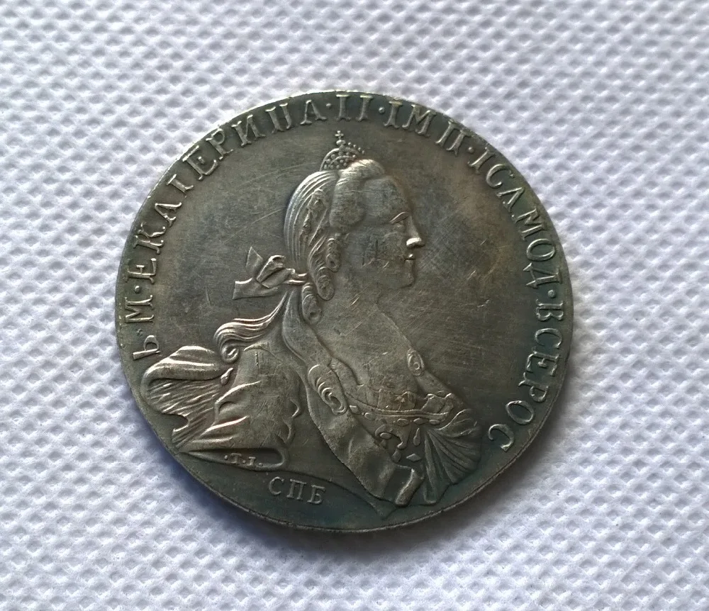 1766 россия 1 рубль монета копия бесплатная доставка |