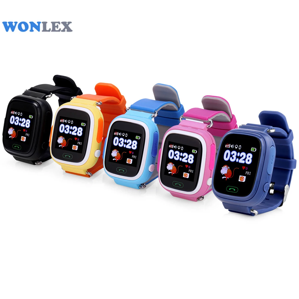 Wonlex GW100 детский Wearable Devices (носимое устройство) Детский GPS WiFi умные часы