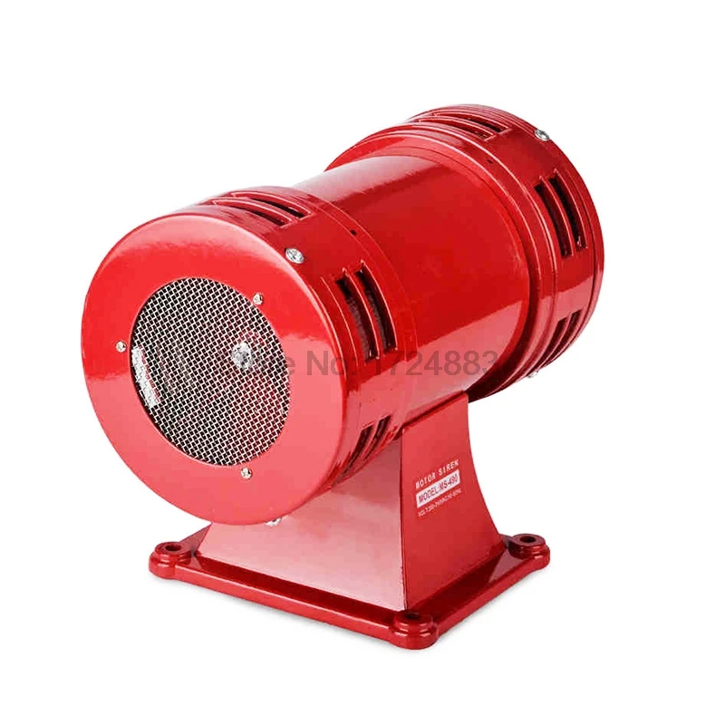 

Motor siren MS-490 220V High decibel Air Raid Siren Horn Motor mining industry Double Industry Boat Alarm