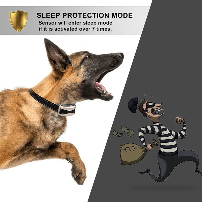 No Electric Shock Dog Training Collar Anti Bark for Small Medium Large Dogs Stop Barking By Vibration and Sound Stimuli | Дом и сад