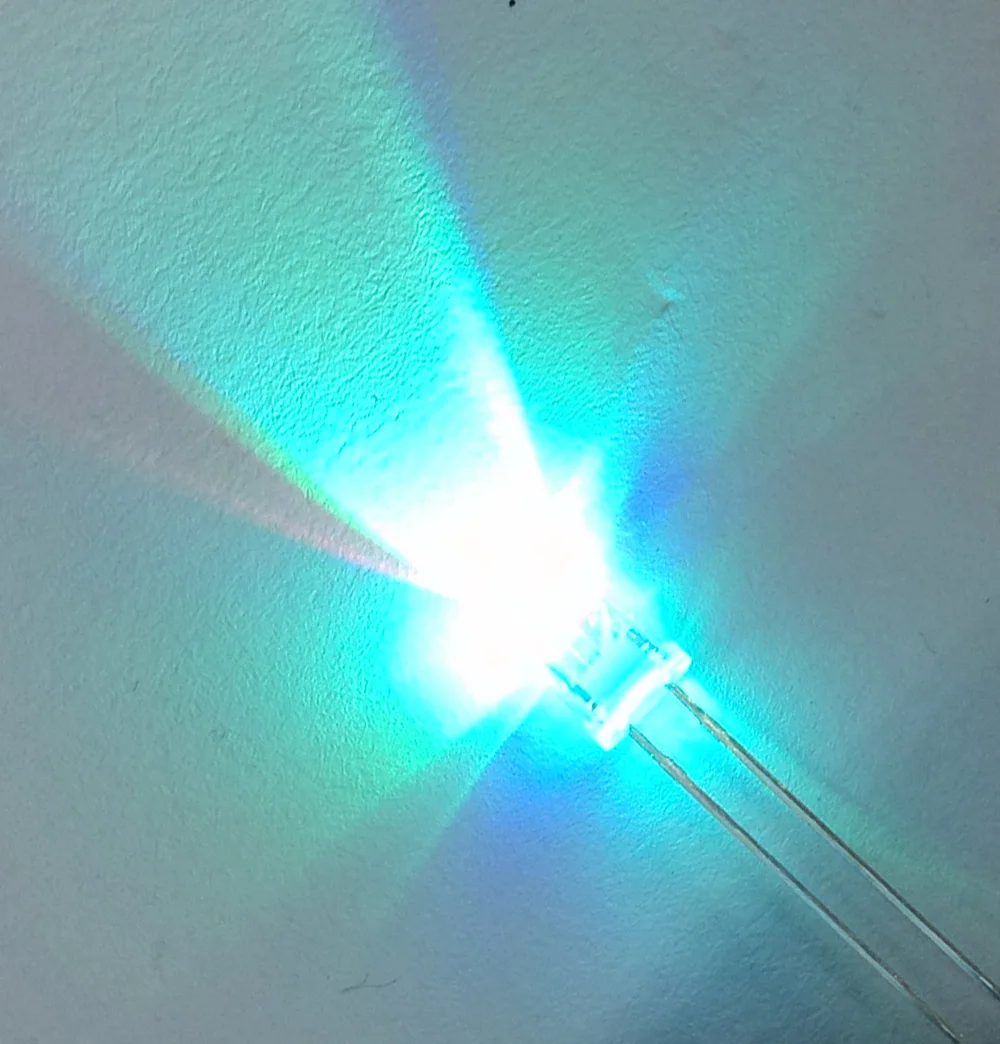 1000 шт./лот 5 мм RGB 7 цветов медленная вспышка LED светоизлучающий диод (LED) новые