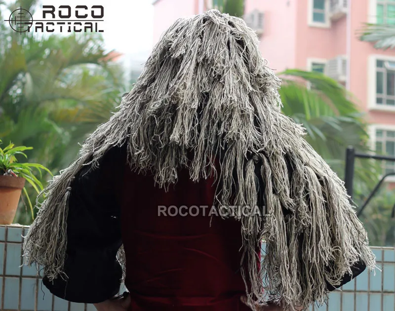 ROCOTACTICAL военный Снайпер Ghillie Viper Hood Combat Ghillie Suit Foundation Custom Ghillie Hood Jacket камуфляж, лесная местность