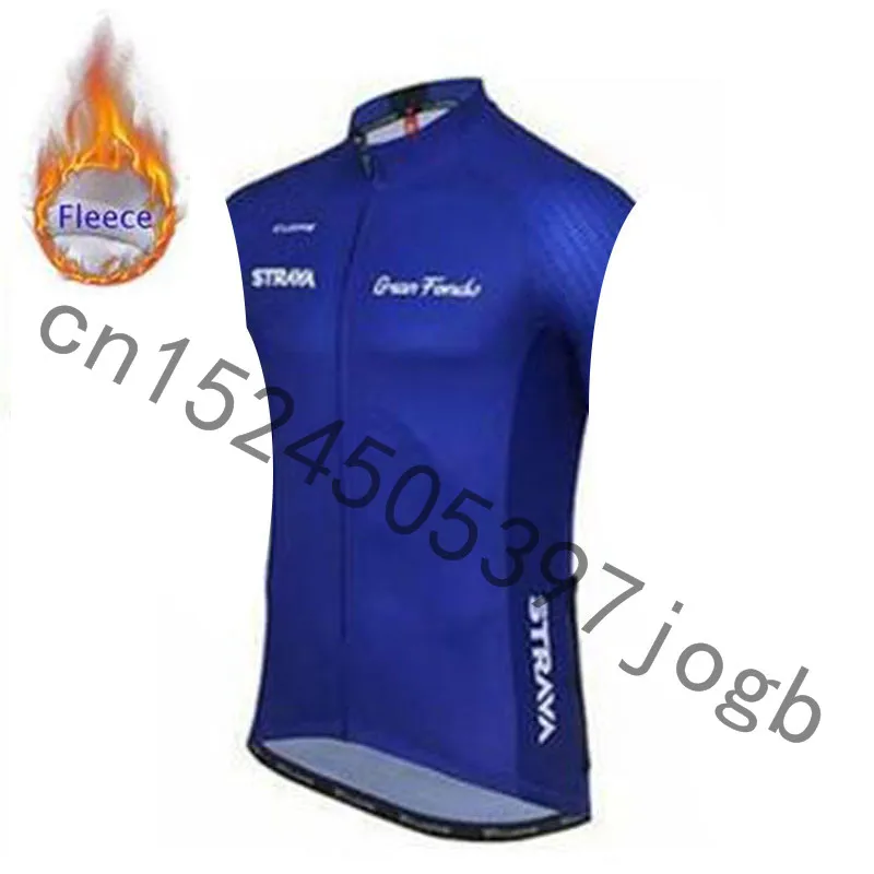 STRAVA Winter Thermal thermal sleeveless Cycling Vest Men Warm Fleece jerseys/ Bicycle Bike Clothing / Gilet ciclismo | Спорт и