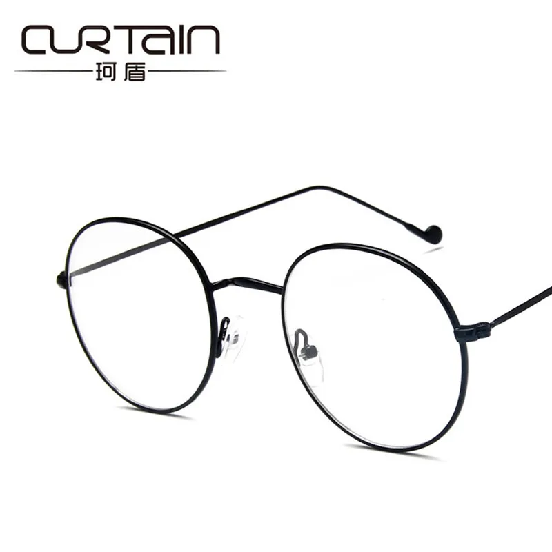 2019 Curtain Optical Glasses New Korean Version Of The Retro Flat Mirror Trendy Frame Female Literary With Myopia | Аксессуары для