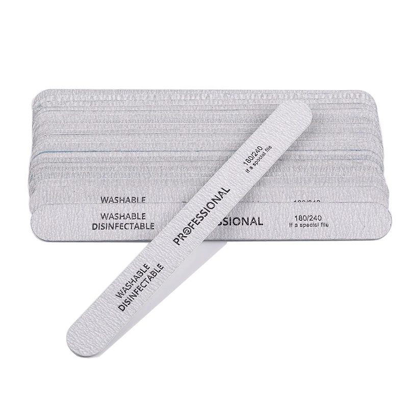 150 шт./лот Профессиональный инструмент для шлифования ногтей наждачная пилка 180/240 полировки ногтей полоски Маникюр Педикюр Инструменты для ухода за палец