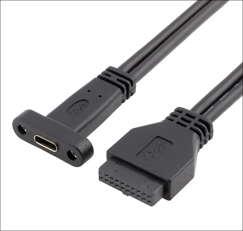 Адаптер с одним портом USB 3 1 типа C Женский на материнскую плату 0 19 контактов
