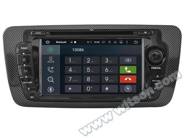 7 &quotAndroid OS 8 0 автомобильный DVD gps радио для сиденья Ibiza MK4 2008 2013 (тип 6J предварительно