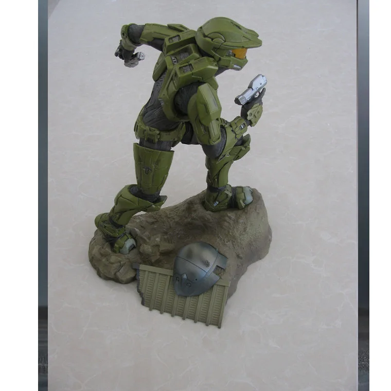 Хит продаж статуэтка Halo3 Kotobukiya Spartan 12 дюймов армейский зеленый цвет в коробке|master