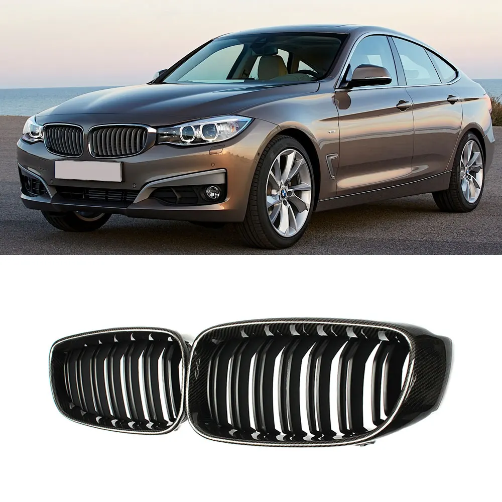 Углеродного волокна/ABS передняя решетка гриль для BMW F34 Gran Turismo 320i 328i 330i 335i 340i 325d