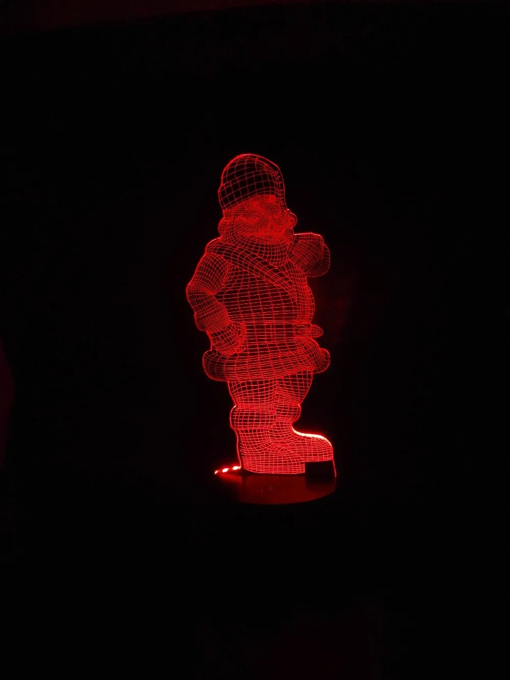 Новинка рождественские украшения подарок 3D светодиодный ночник USB сна настольная лампа 7 Изменение цвета дома кафе-бар украшение дома kid Игрушка