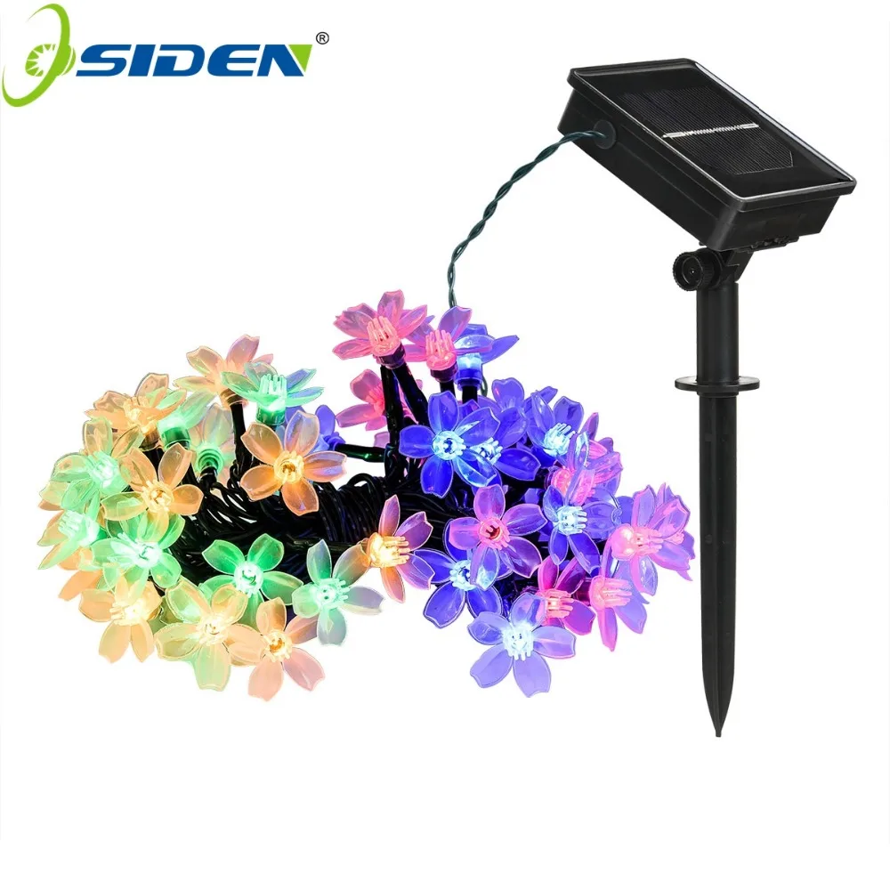Гирлянда на солнечной батарее 100 светодиодов 7 м 5 м|outdoor solar string lights|100 led solarled fairy