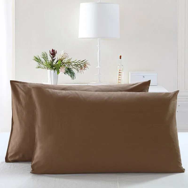 Прямая поставка комплект хлопковой наволочки из 2 предметов наволочка чесаного