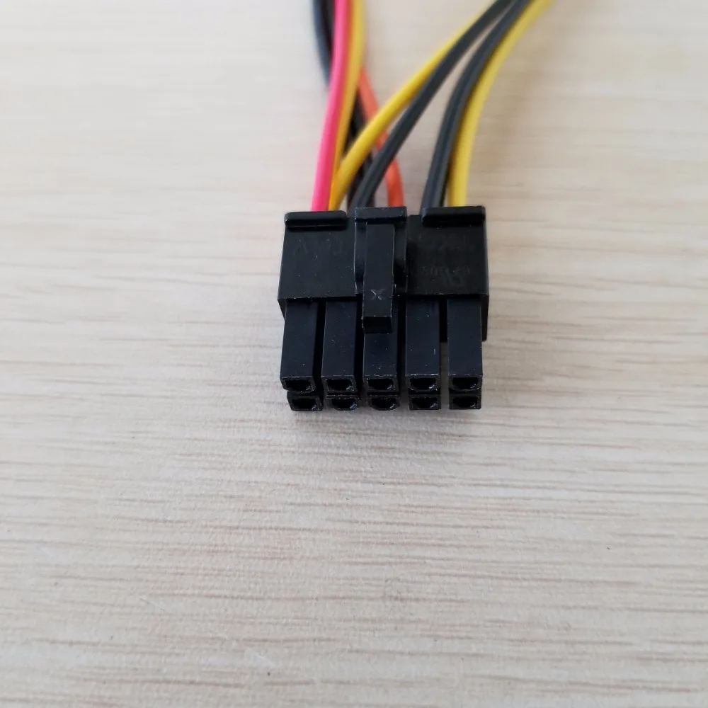 10 шт./лот материнская плата 10Pin 10P к PCI E 8Pin ( 6 + 2 Pin ) SATA 4Pin IDE Molex Кабель питания Шнур