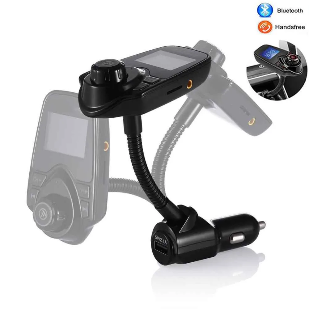 FM-трансмиттер Bluetooth беспроводной радиоадаптер аудиоприемник стереомузыка