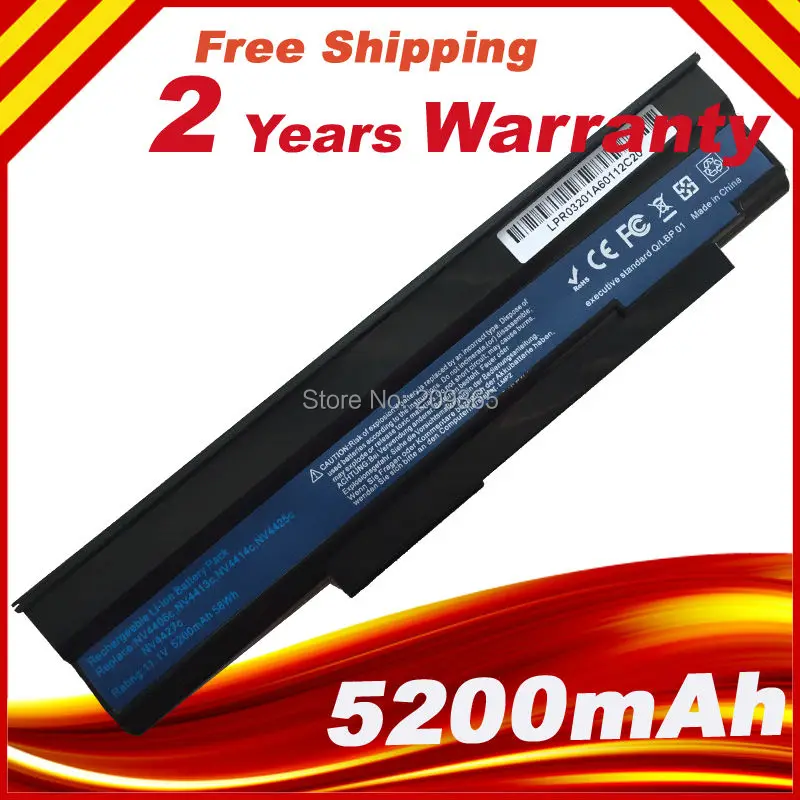 Аккумулятор для ноутбука Acer Extensa 5235 5635 5635G 5635Z 5635ZG eMachines E528 E728 AS09C31 AS09C71|battery for acer|laptop