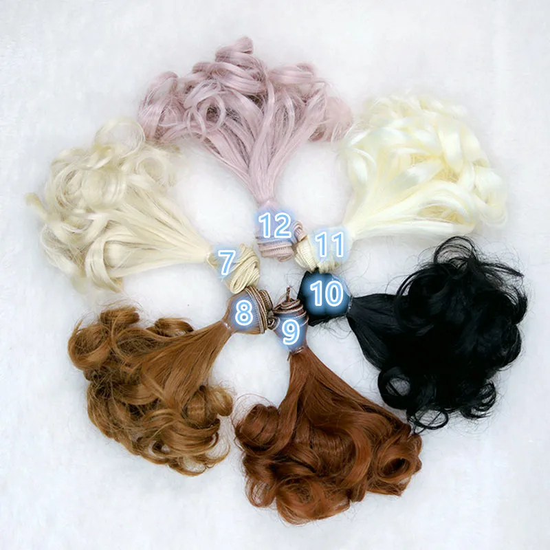 Кукольные парики Bjd 15 см 25 кукольные для BJD SD chole Blyth высокотемпературные