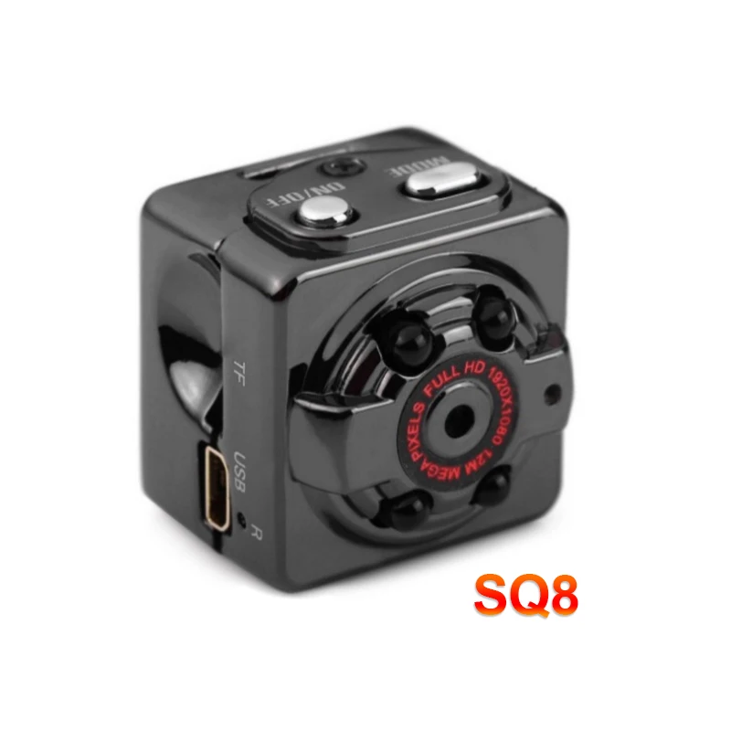 SQ8 SQ11 SQ12 HD 1080 P автомобиля Главная CMOS Сенсор Ночное видение видеокамера мини