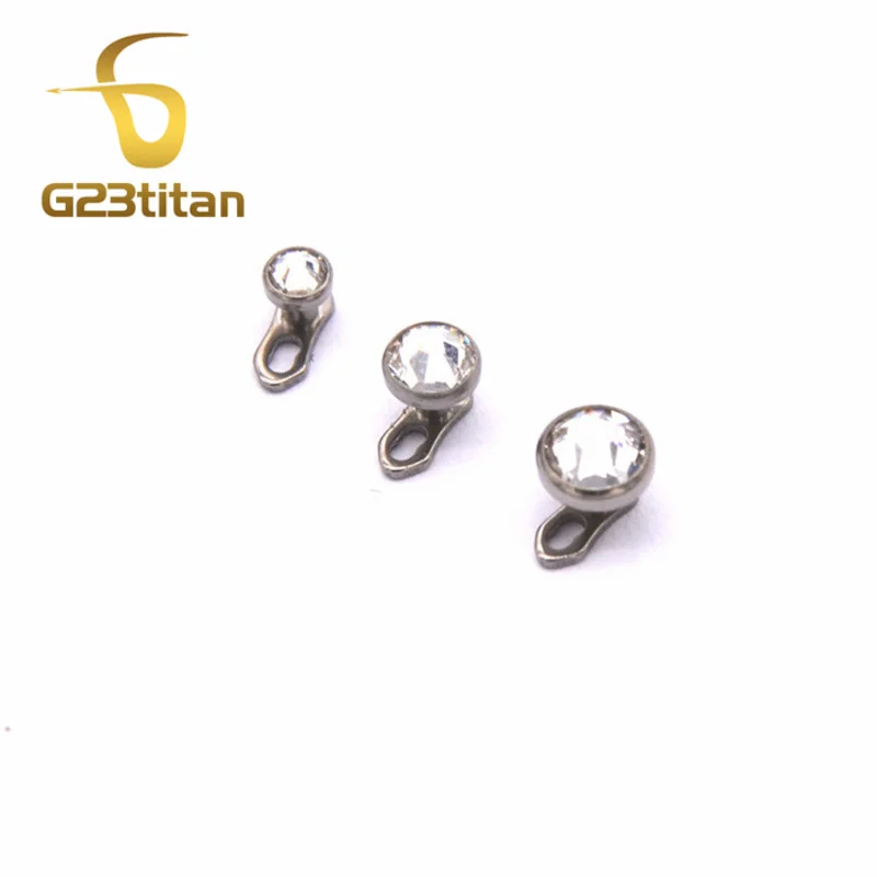 Твердый титановый дермальный якорь G23titan G23 поверхность штанга для пирсинга микро