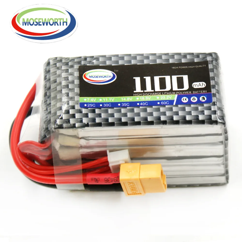 6S 22 2 V 1100mAh 30C Lipo аккумулятор для радиоуправляемого вертолета дрона автомобиля