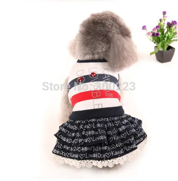 Одежда для домашних животных кошек собак сексуальное модное вечернее платье