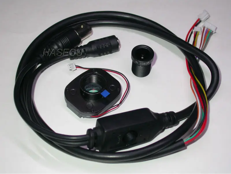 Плата модуля камеры видеонаблюдения aptin AR0130 CMOS imagesensor + NVP2431 с OSD-кабелем 2 МП LEN IRC 1/3