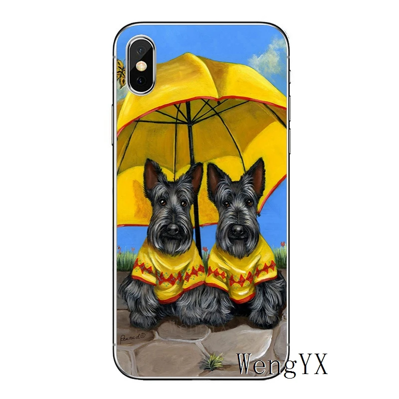Модный шотландский терьер для samsung Galaxy S10 S9 S8 S7 S6 edge Plus Lite S5 S4 mini Note 9 8 5 4 TPU мягкий чехол для телефона - Цвет: Terrier-A-09