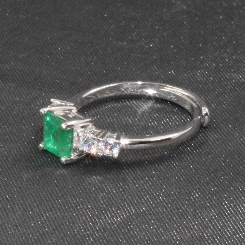 Ювелирные изделия CoLife доступное роскошное вечернее кольцо с изумрудом 5 мм