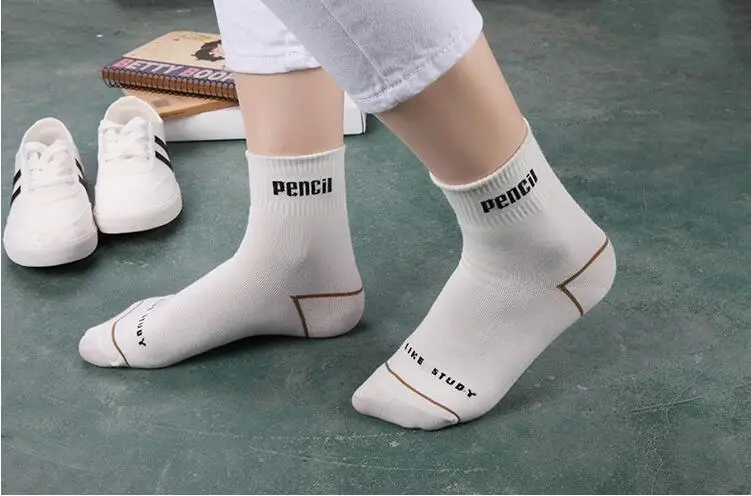 Лидер продаж женские носки карандаш динозавр банан молоко ракета мультфильм