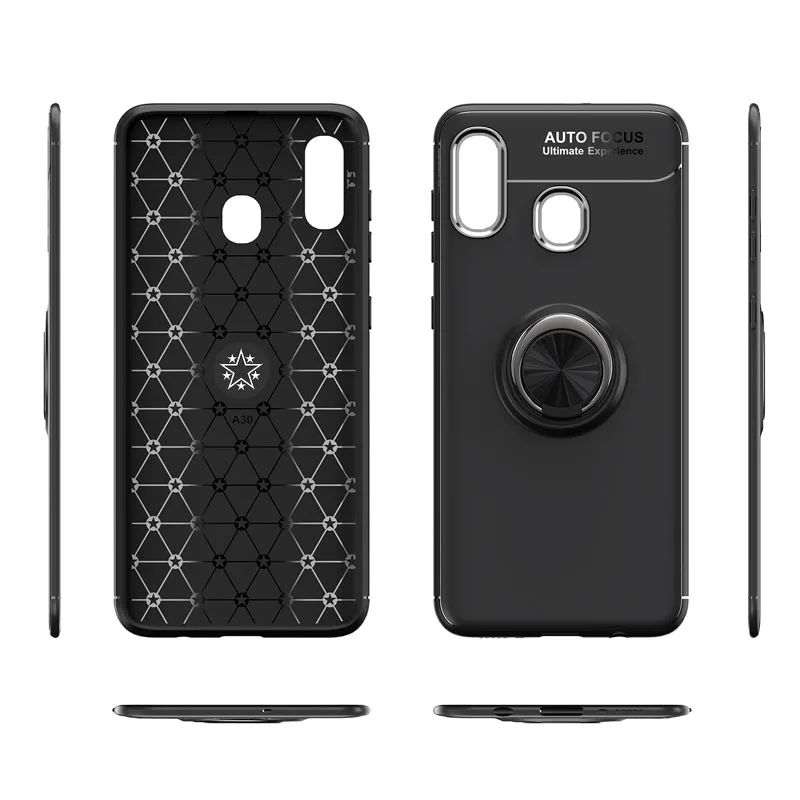 Чехол для samsung Galaxy A40S, роскошный мягкий силиконовый чехол для Galaxy A40S 40 S, чехол с кольцом на палец