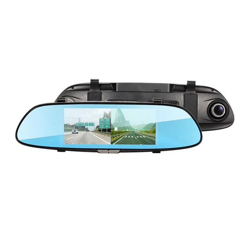 Двойной объектив 6.5 &quotдюймов HD1080P IPS Экран заднего вида DVR с Ночное видение