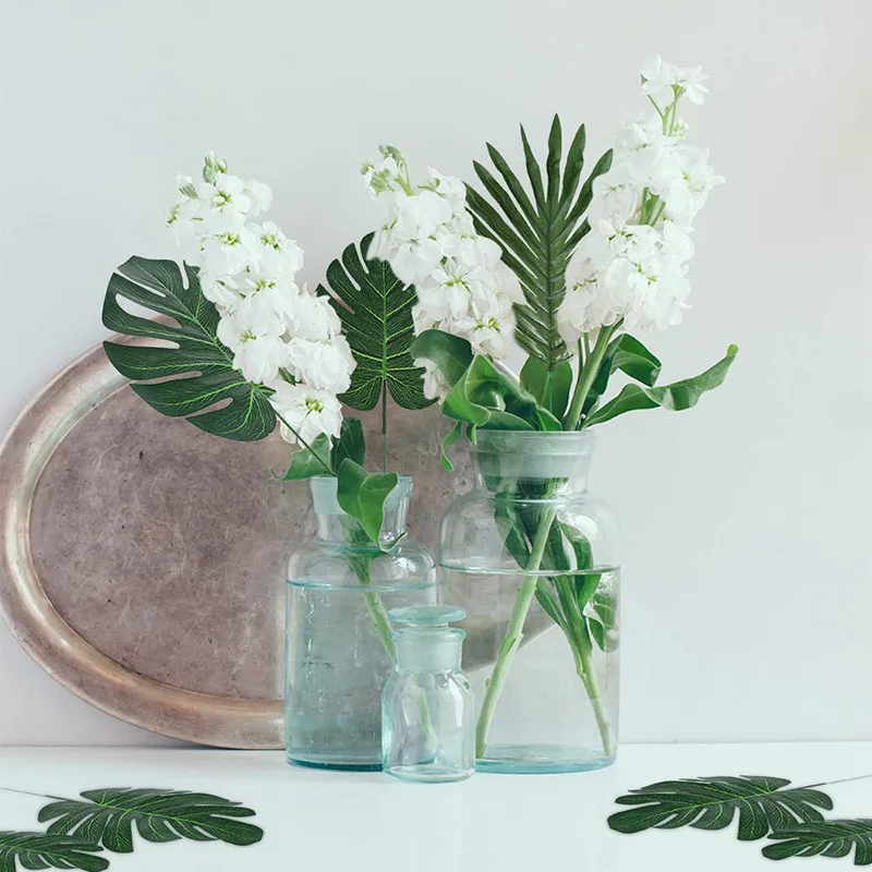 Тропические листья животные воздушный шар баннер джунгли сафари фотообои для