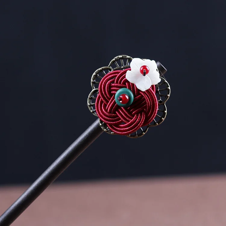 Заколка для волос ручной работы с натуральными камнями 10 видов|headdress jewelry|wooden